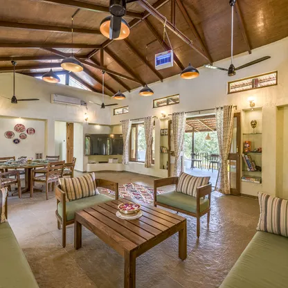 Living Room 4 — Joshet Farmstay Living Room 4 of Joshet Farmstay in Pune