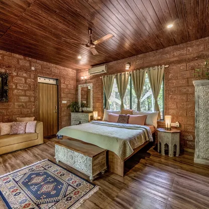 Rooms 4 of Nirvana Cottage in Mulshi